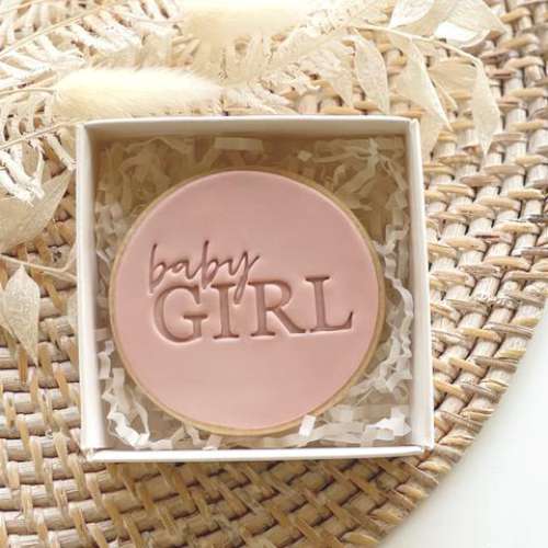 Cookie Stamp Embosser - Baby Girl #2 - Click Image to Close